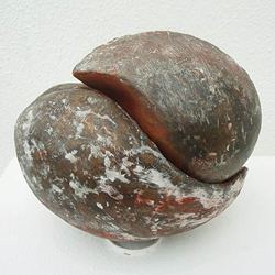 "Zwei" - Bronze, teilpoliert, 2008